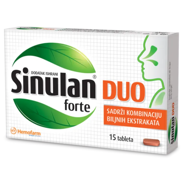 Sinulan Duo Forte 15 Tableta