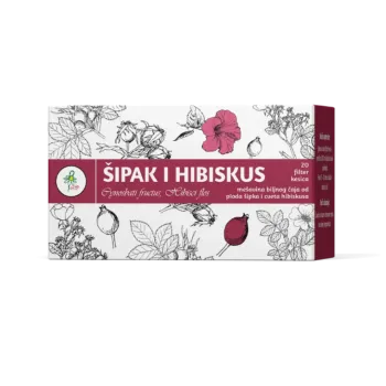 Čaj Šipak I Hibiskus Filter 20 Kesica