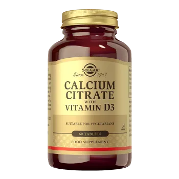Solgar Kalcijum Citrat+Vitamin D3 60 Tableta