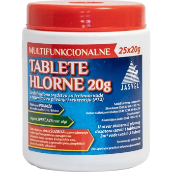 Hlorne Tablete Multifunkcionalne 500 g (25 Tableta X 20 g)