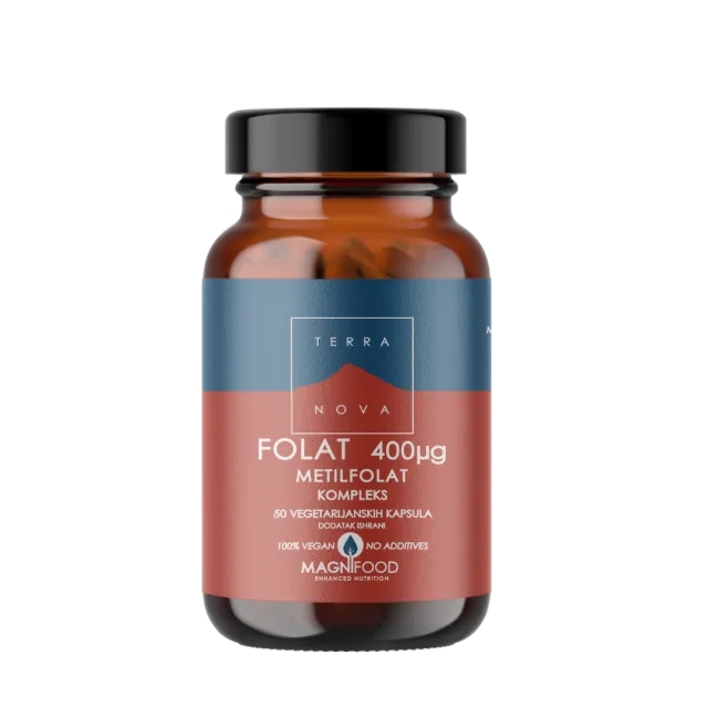 Terranova Folat 400Mcg 50 Kapsula