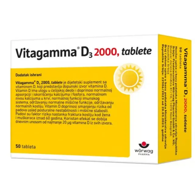 Vitagamma D3 50 Tableta