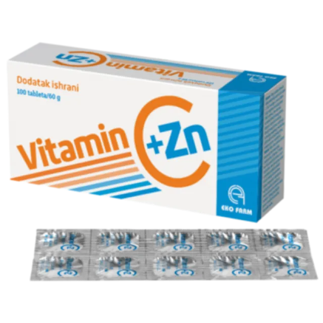 Vitamin C+Zn 100 Tableta