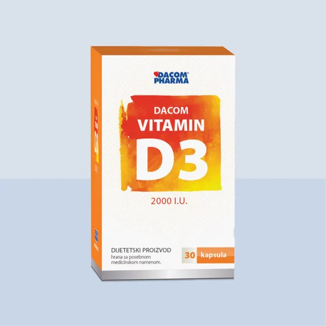Vitamin D3 2000 Iu 30 Kapsula