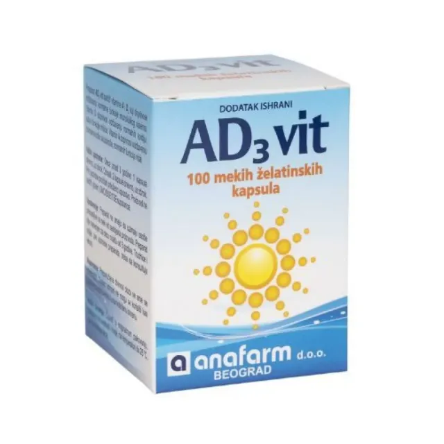 Vitamin Ad3 100 Kapsula