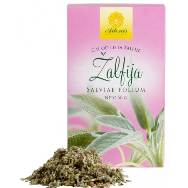 Čaj Žalfija List 50 G