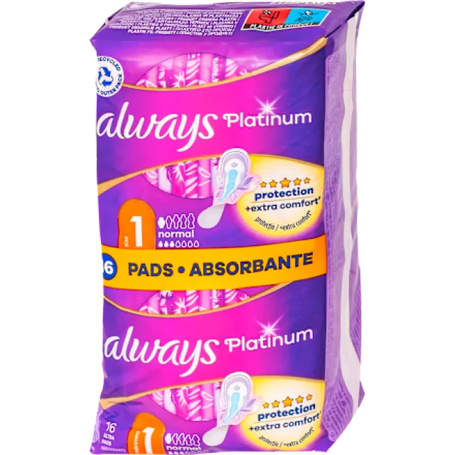 Always Platinum 1 Normal Ciklusni Ulošci 16 Komada