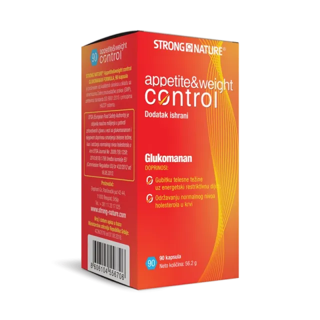 Glukomanan Formula Appetite&Weight Control 90 Kapsula