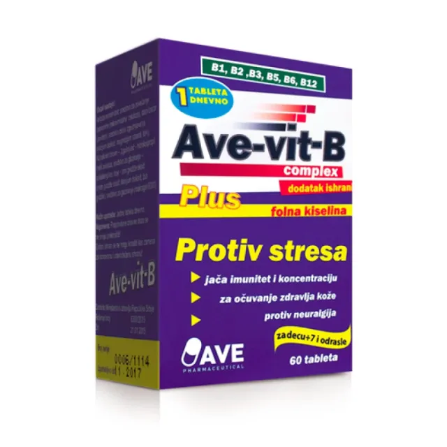 Ave Vit B Complex 60 Tableta