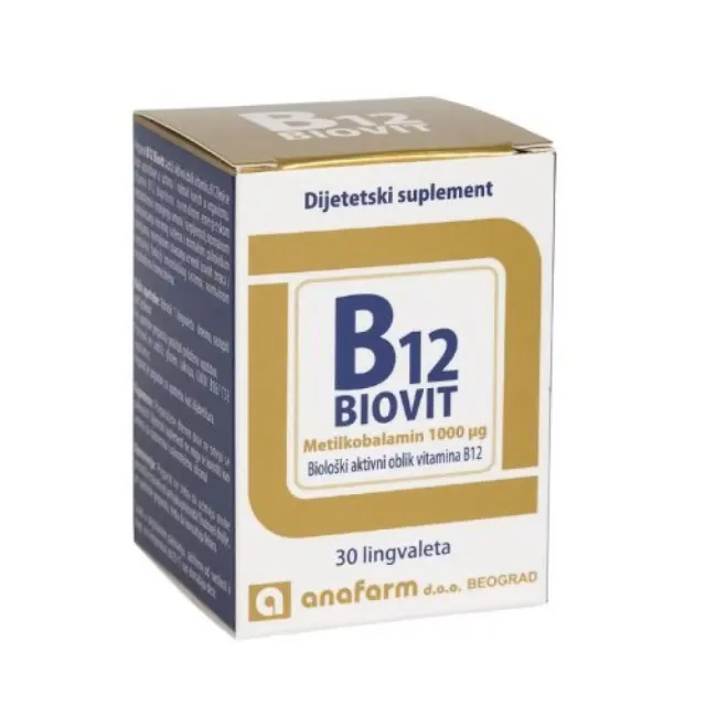 Biovit B12 1000 Μg 30 Sublingvalnih Tableta