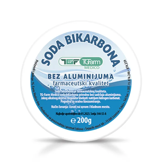 Soda Bikarbona Bez Aluminijuma 200 G