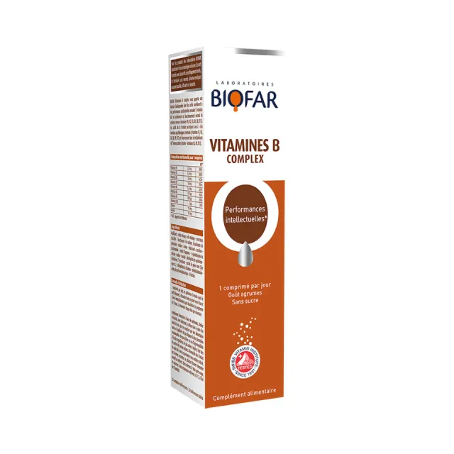 Biofar Kompleks B Vitamina 20 Šumećih Tableta