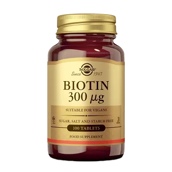 Solgar Biotin 300μg 100 Tableta