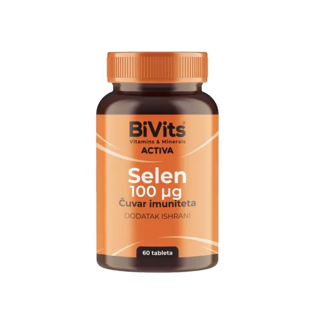 Bivits Activa Selen 100 Μg 60 Tableta