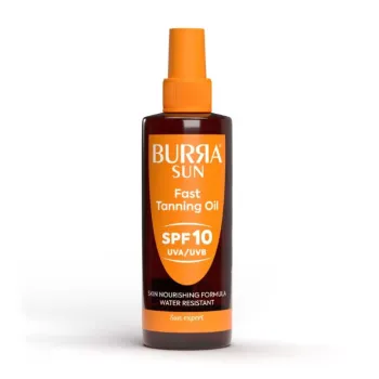 Burra Sun Fast Tanning Oil Sprej SPF 10 200ml 