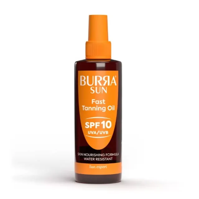 Burra Sun Fast Tanning Oil Sprej Spf 10 200Ml
