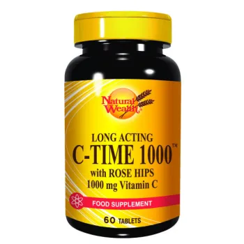 Natural Wealth Vitamin C - Time 1000 mg 60 Tableta