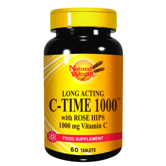 Natural Wealth Vitamin C - Time 1000 Mg 60 Tableta