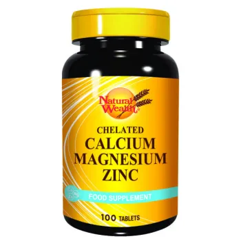 Natural Wealth Kalcijum+Magnezijum+Cink 100 Tableta