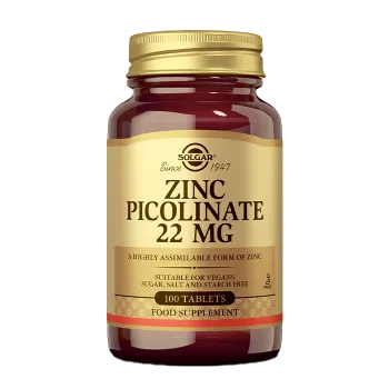 Solgar Cink-Pikolinat 100 Tableta