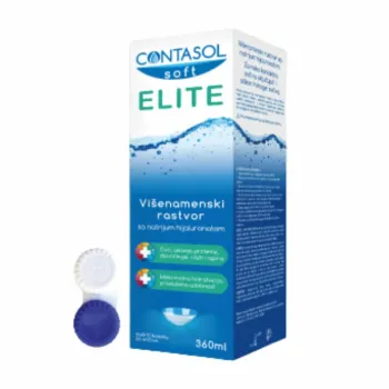 Contasol Soft Elite Višenamenski Rastvor Za Meka Kontaktna Sočiva 360ml