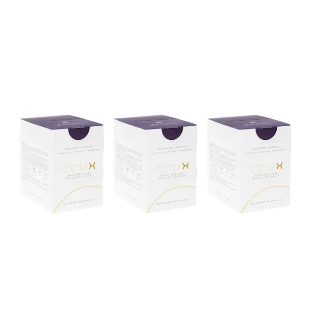 Crux Pure Magnezijum Bisglicinat 30 Kesica Paket 3 Kutije