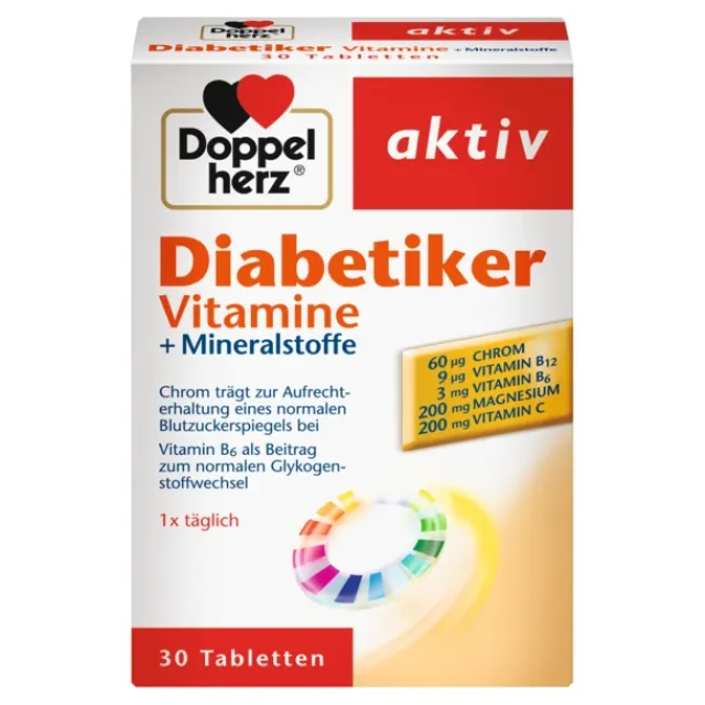 Doppelherz Aktiv Diabetiker Vitamini I Minerali Za Dijabetičare 30 Tableta