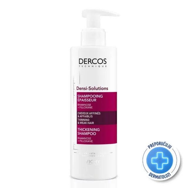 Vichy Dercos Densi-Solutions Šampon Za Tanku I Slabu Kosu 250Ml