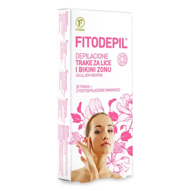 Fitodepil Trake Za Lice I Bikini Zonu 20 Traka