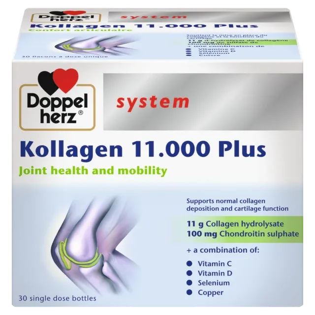 Doppelherz System Kollagen 11000 Plus 30 Ampula