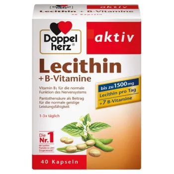 Doppelherz Aktiv Lecitin + B Vitamini 40 kapsula 
