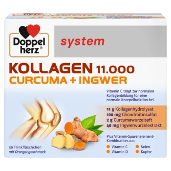 Doppelherz System Kollagen 11000 + Kurkuma + Đumbir 30 Ampula