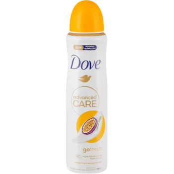 Dove Advanced Care Go Fresh Passion Fruit & Lemon Grass Antiperspirant Sprej 150m