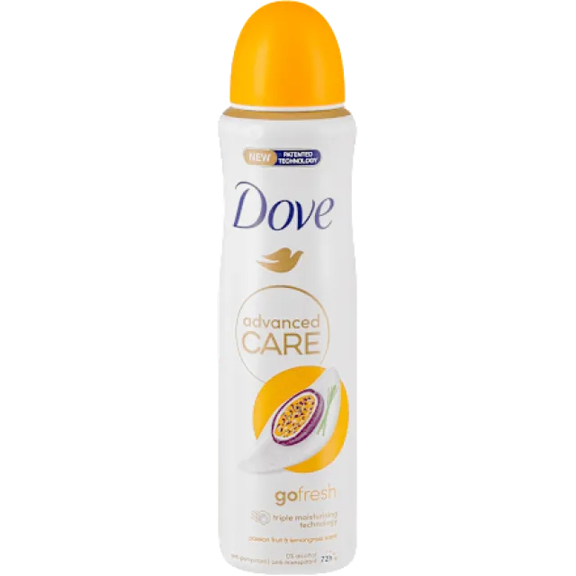 Dove Advanced Care Go Fresh Passion Fruit & Lemon Grass Antiperspirant Sprej 150M
