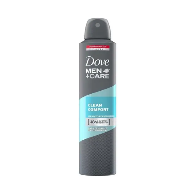 Dove Men Clean Comfort Antiperspirant U Spreju 250Ml