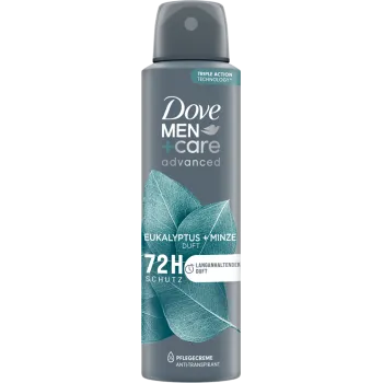 Dove Men+Care Advanced Eucalyptus & Mint Antiperspirant Sprej 150ml