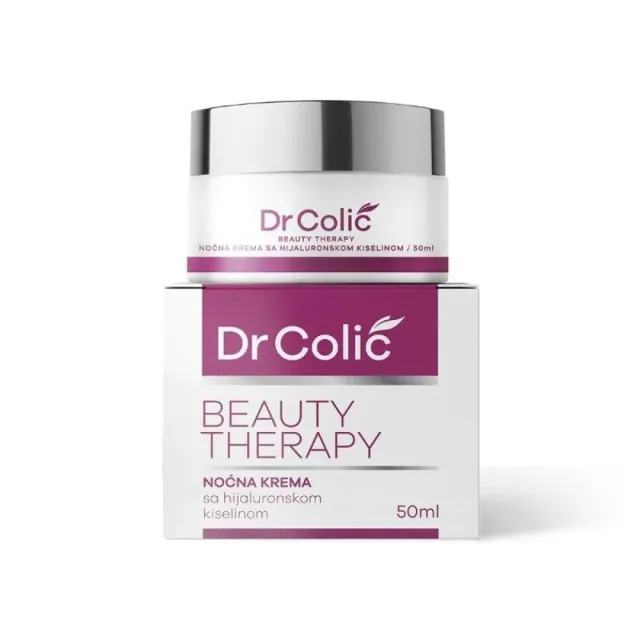 Dr Colić Beauty Therapy Sensitive Noćna Krema Sa Hijaluronskom Kiselinom 50Ml