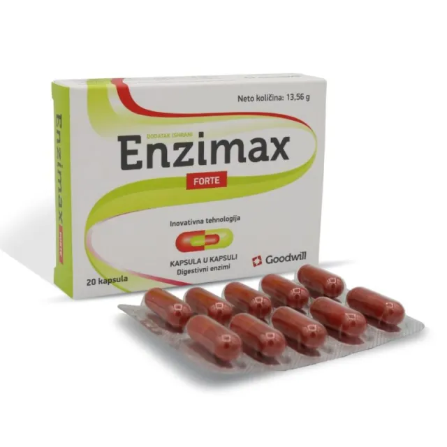 Enzimax Forte 20 Kapsula