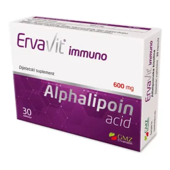ErvaVit Alfalipoinska Kiselina 600 mg 30 Kapsula
