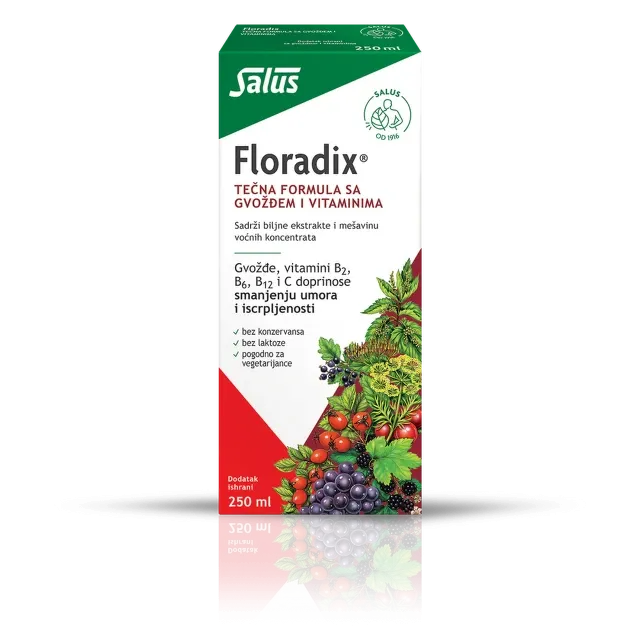Floradix Sirup Sa Gvožđem 250 Ml
