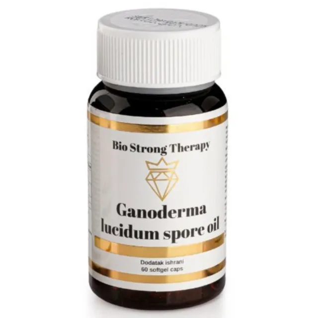 Bio Strong Therapy Ganoderma Lucidum Spore Oil Ulje Spora Gljive Reiši 60 Kapsula