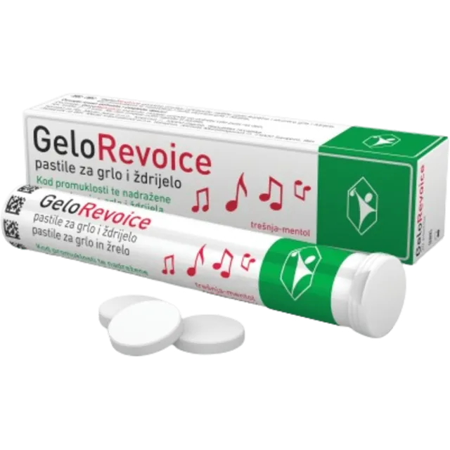 Gelorevoice Trešnja-Mentol Pastile Za Grlo 20 Pastila