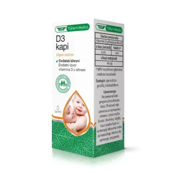Vitamin D3 Uljane Kapi 10 ml 