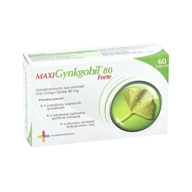 Gynkgobil Maxi Forte 80 Mg 60 Kapsula