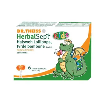 Dr.Theiss Herbalsept Lizalice Protiv Bola U Grlu 6 Lizalica