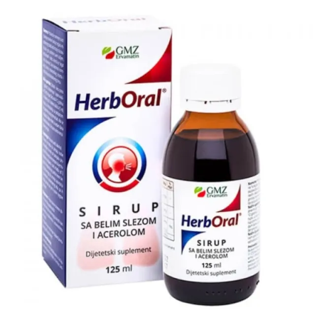 Herboral Sirup Beli Slez I Acerola 125 Ml