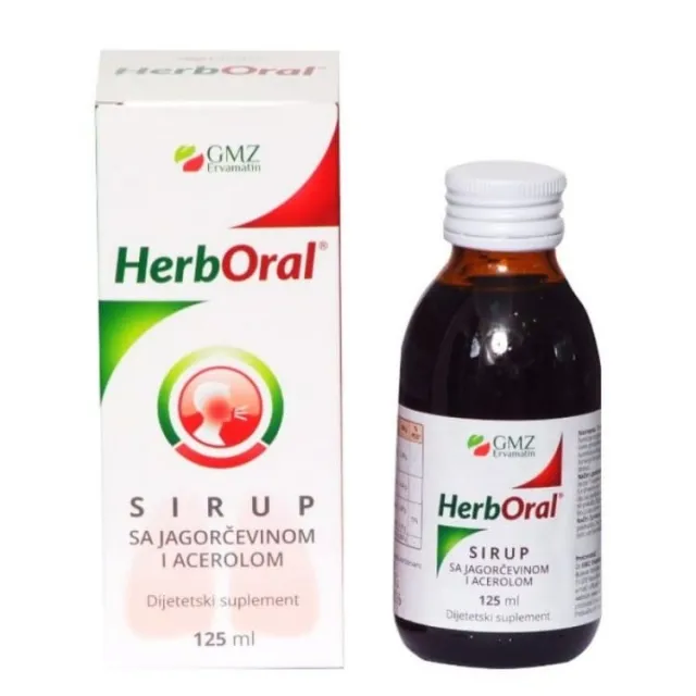 Herboral Sirup Jagorčevina I Acerola 125 Ml