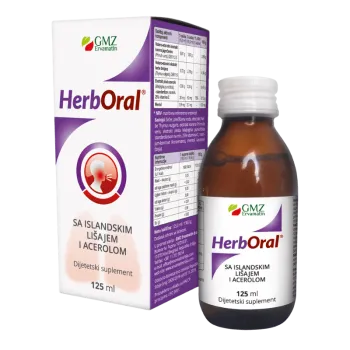 Herboral Sirup Islandski Lišaj I Acerola 125 ml