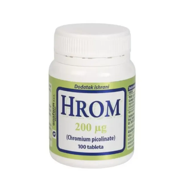 Hrom 200Mcg 100 Tableta