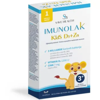 Imunolak Kids D3+Zn 30 Kapsula